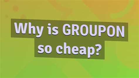 why is groupon so popular